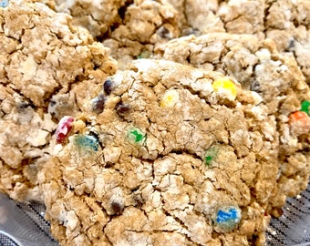 Cookies; Monster M&M, GLUTEN FREE, Amish Made, Pack of 12