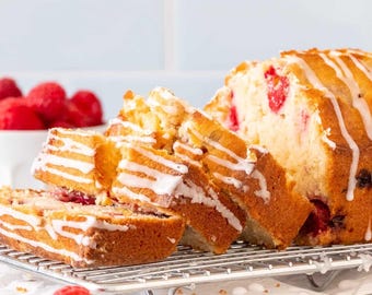 Bread; Gourmet RASPBERRY, Homemade, Pack of 1 Loaf