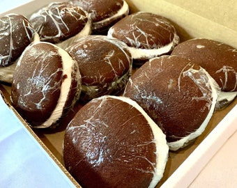 Whoopie Pie; Chocolate, Homemade, Pack of 9 (NOT gluten free)