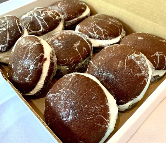 Whoopie Pie; Chocolate, Homemade, Pack of 9 (NOT gluten free)