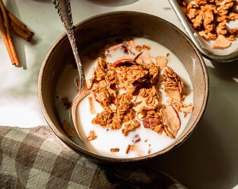Granola; Apple Cinnamon, GLUTEN FREE, Homemade, Pack of 1