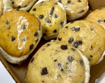 Whoopie Pie; Chocolate Chip, Homemade, Pack of 9 (NOT gluten free)