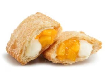 Fry Pie; Peach Cream, Amish Made, Pack of 6