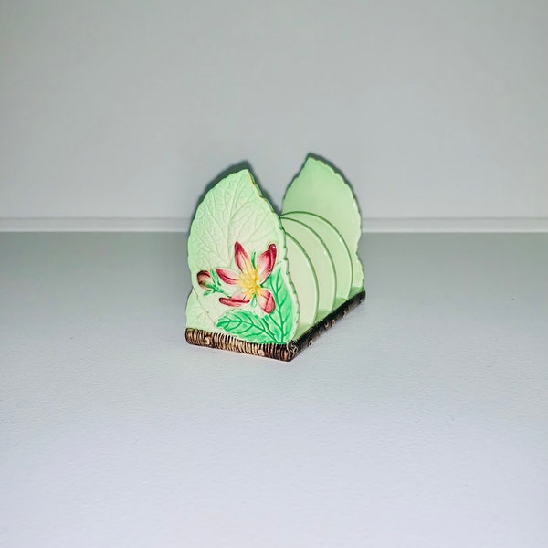 Carlton Ware - Green Apple Blossom, 4 slice toast rack