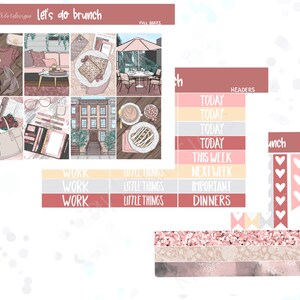 let’s do brunch digital planning stickers