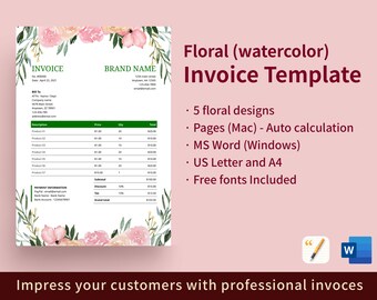 Free Invoice Template For Mac Pages Free Invoice Template For Mac Pages