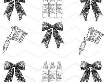 Coquette vintage Tattoo png