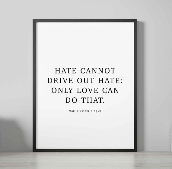 Printable Martin Luther King Jr. Quote Print Inspirational - Etsy