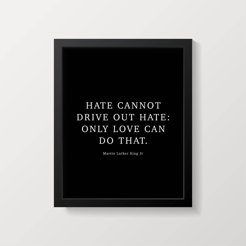 Printable Martin Luther King Jr. Quote Print Inspirational - Etsy