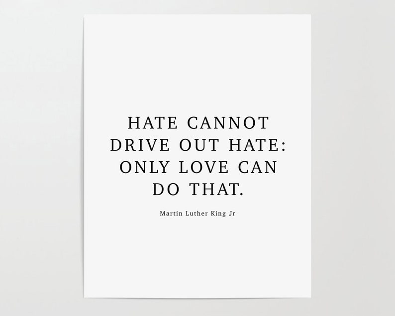 Printable Martin Luther King Jr. Quote Print Inspirational - Etsy