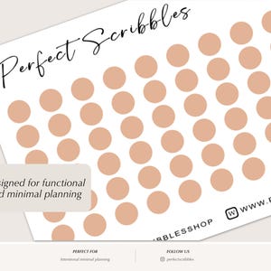 DOT Planner Stickers | 4mm Functional Planner Dots | Colour Coding | Minimal Bullet Journal | Washi or Premium Matte Sticker Paper image 7