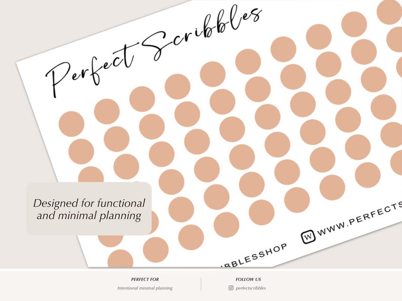DOT Planner Stickers | 4mm Functional Planner Dots | Colour Coding | Minimal Bullet Journal | Washi or Premium Matte Sticker Paper image 7