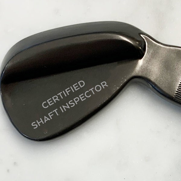 Certified Shaft Inspector Golf Divot | Best Funny Gift For Him From Her Girlfriend Wife | Adult Humor | Wedding | Gag Gift | Bachelor Party