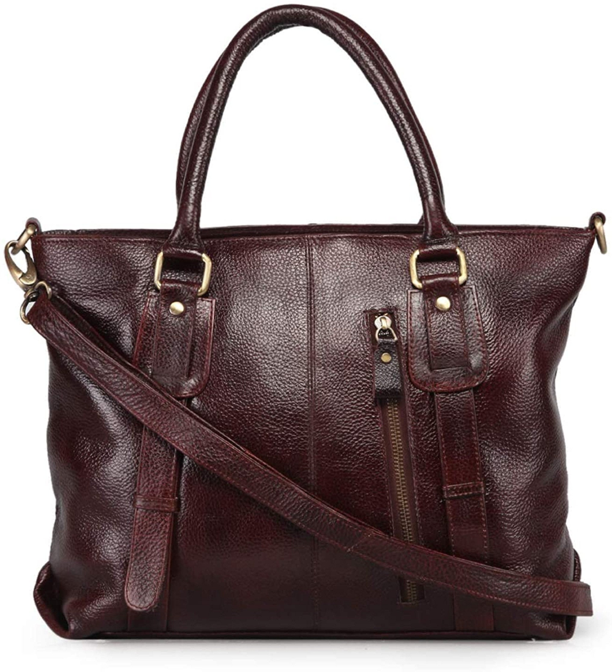 Pure Leather Handbag Full Grain Leather Handbag See This Etsy