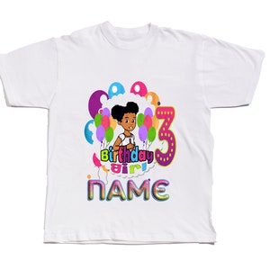 Gracie's Corner 3rd birthday girl design #3 - DIGITAL PNG file *** PERSONALIZED name included!!! ***