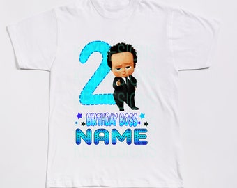 Boss Baby birthday boy design #2 - DIGITAL PNG file *** PERSONALIZED name included!!! ***