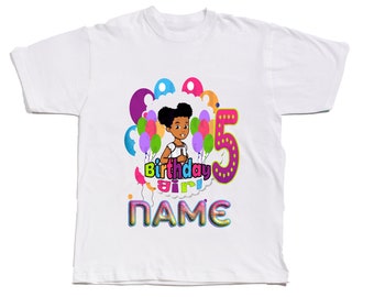 Gracie's Corner 5th birthday girl design #5 - DIGITAL PNG file *** PERSONALIZED name included!!! ***