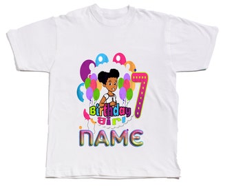 Gracie's Corner 7th birthday girl design #7 - DIGITAL PNG file *** PERSONALIZED name included!!! ***