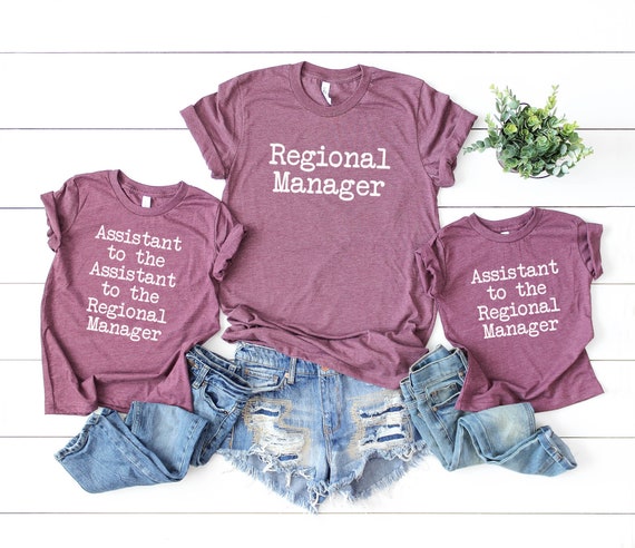Office Theme Family Matching Shirts 