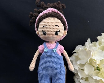 Crochet Miss Rachel doll for baby, Rachel birthday decoration, Easter gift for baby, First birthday gift