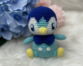 Crochet Piplup Doll Pokémon Amigurumi - Perfect Gift for Pokémon Fans