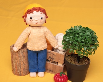 Peter Heidi Crochet Amigurumi Toy Doll, Cartoon Movie Plush Accessory, Gift For Him, Gift for Her