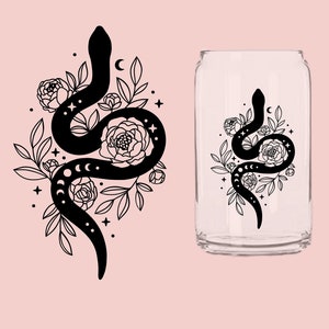Cobra Celestial Mística SVG, PNG, Impressão Digital