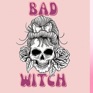 Bad Witch SVG, PNG, Impresión digital
