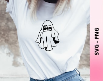 Selfie Ghost SVG, Cute Ghost SVG, Halloween Ghost PNG
