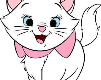 Aristocat Marie em camadas, Aristocats SVG e PNG