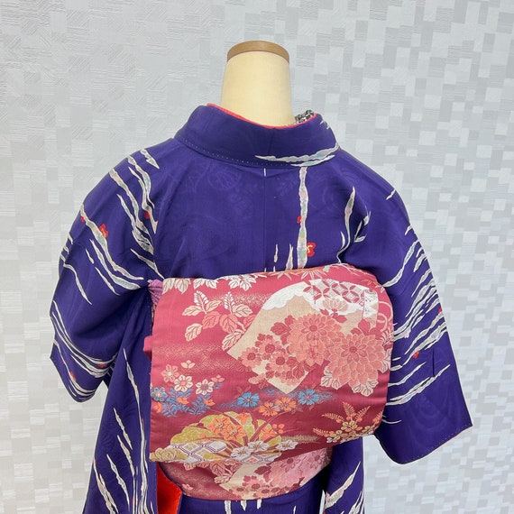 Vintage Japanese kimono, Japanese silk Kimono, Ki… - image 4