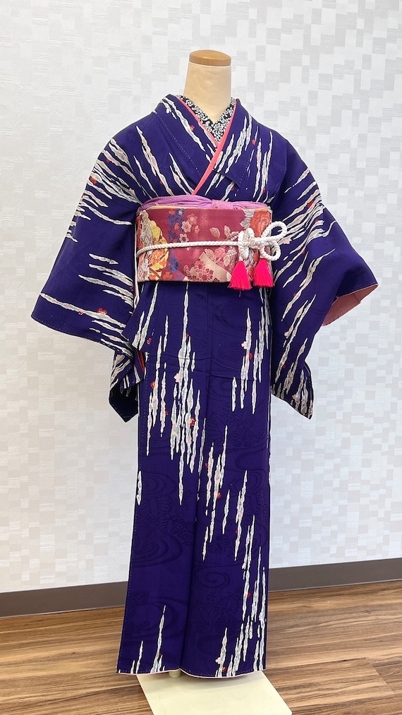 Vintage Japanese kimono, Japanese silk Kimono, Ki… - image 1