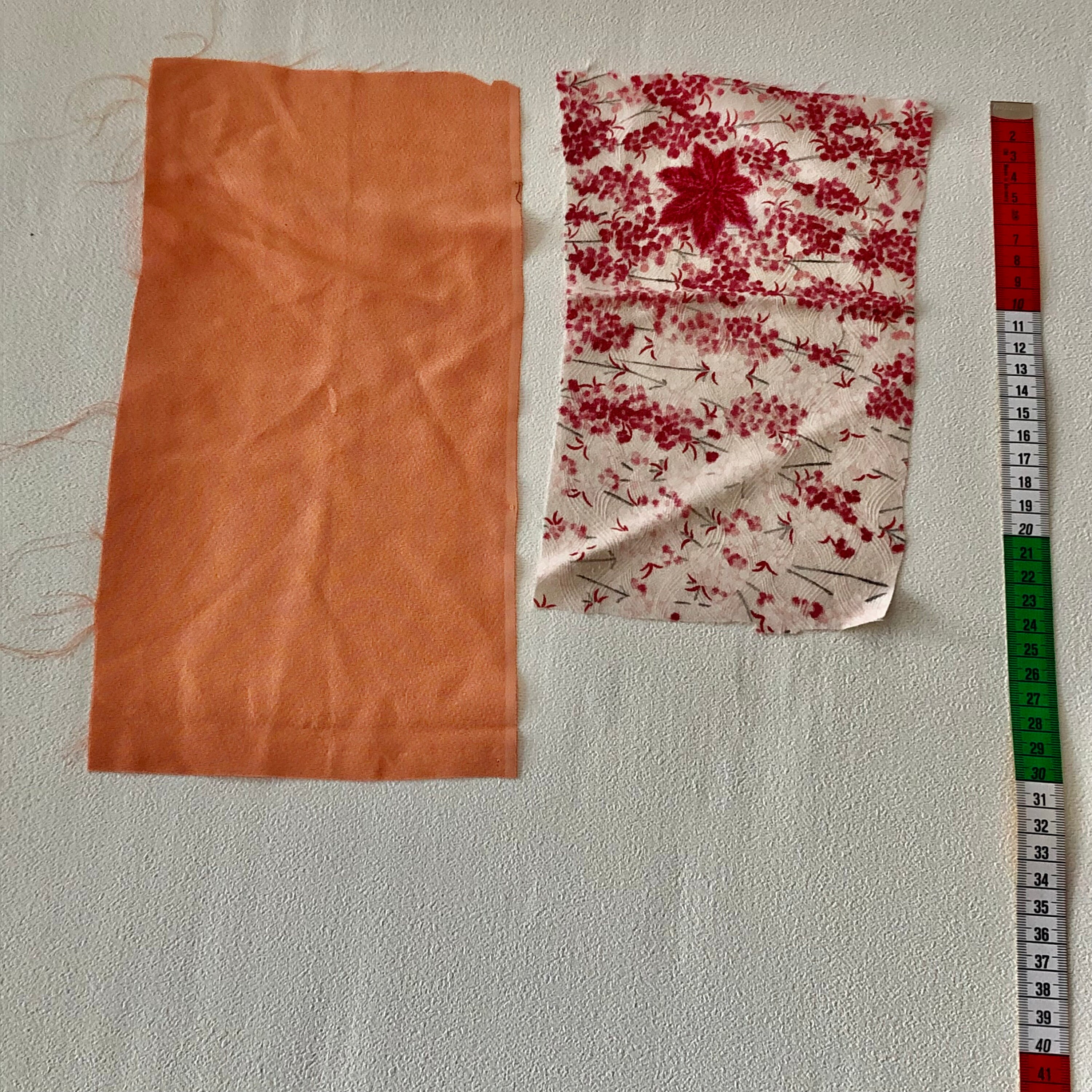 Kimono Fabric Scraps, Japanese Fabric Remnants From Vintage Japanese