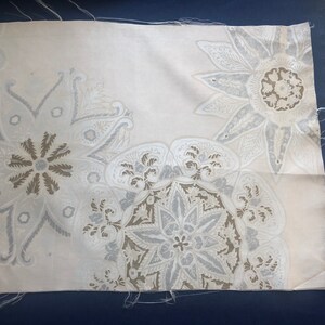 Japanese silk kimono fabric, Floral fabric, Handmade material, Vintage kimono recycled