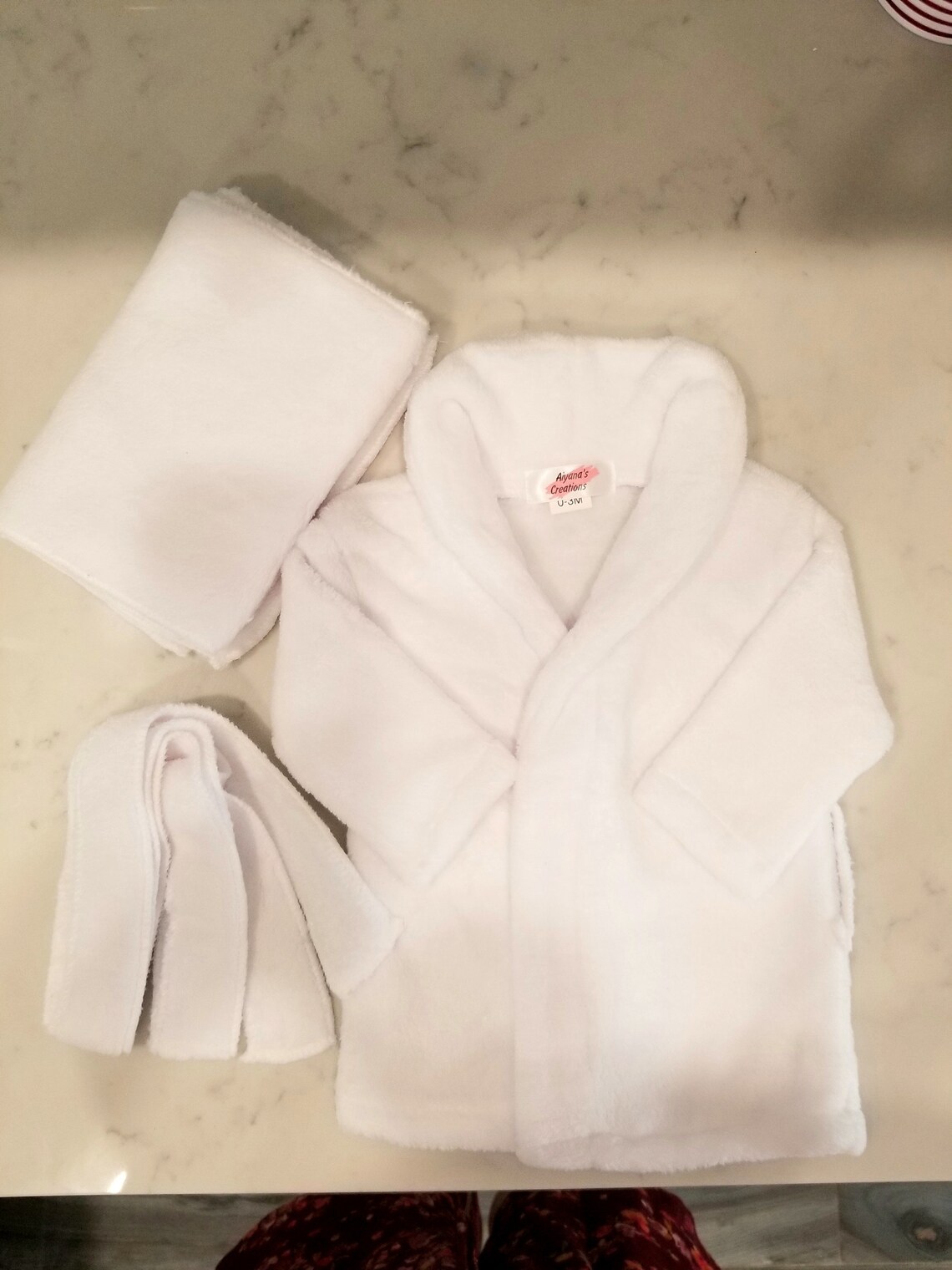 3pc Baby Bathrobe Set Etsy