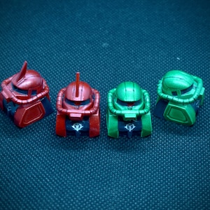 MS-06 Zaku II Artisan Keycaps for Cherry MX (style) keyboards