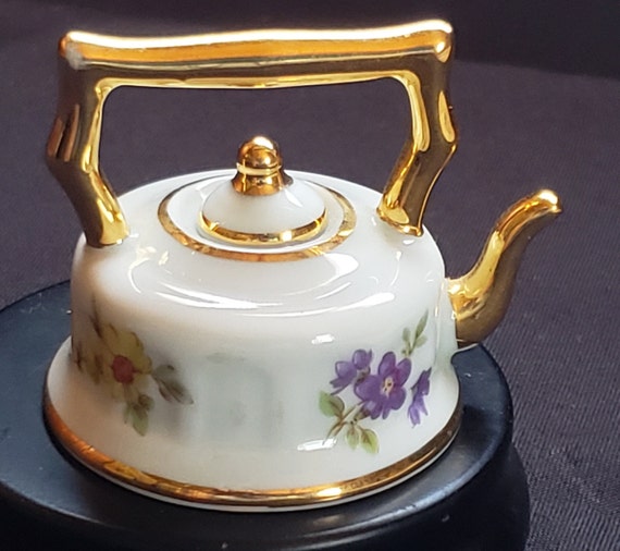 Limoge Miniature 2 piece tea pot Etsy