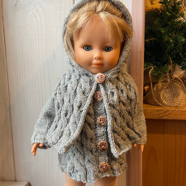 Tutorial/ knitting pattern Marie-Françoise de Petitcollin dolls 40 cm