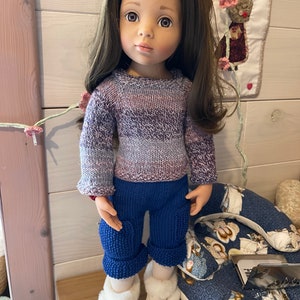 Gotz doll knitting tutorial/pattern 50 cm sweater shorts