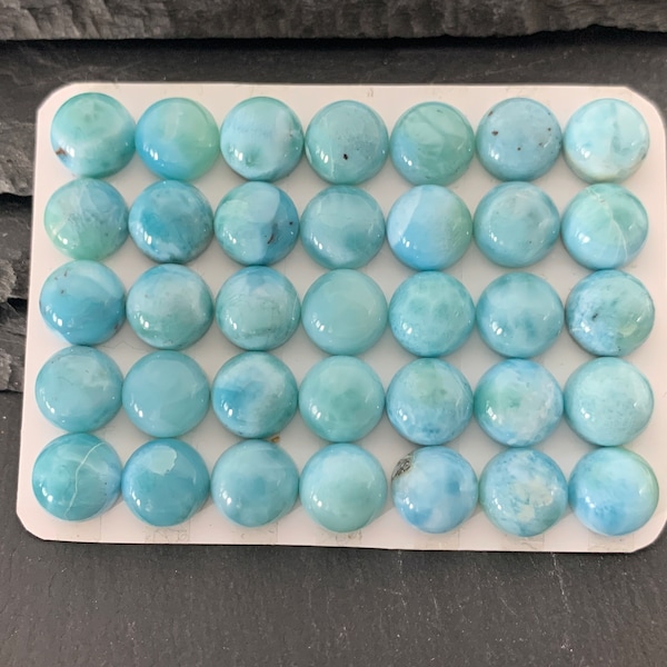 Larimar Round 10mm Cabochon