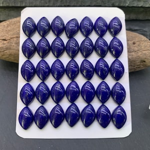 Lapis Lazuli marquise  8x12mm cabochon - Calibrated cabochons    e