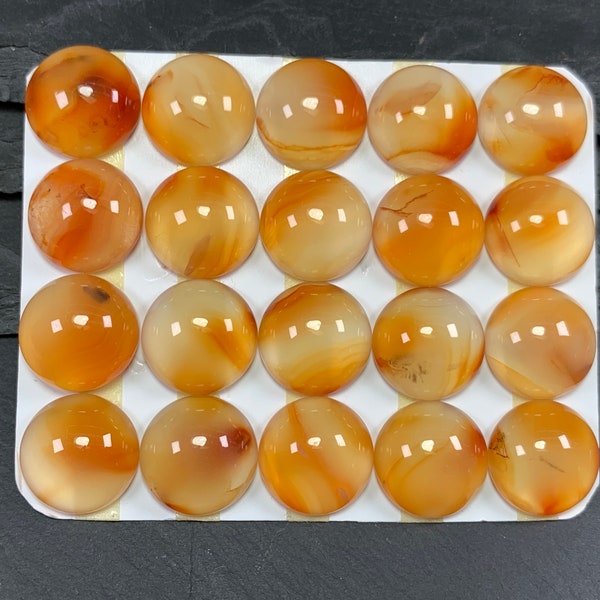 Carnelian Round 16mm cabochon