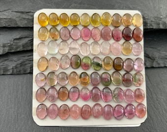 Ovaal toermalijn cabochon 5 x 7 mm - gekalibreerde cabochons *