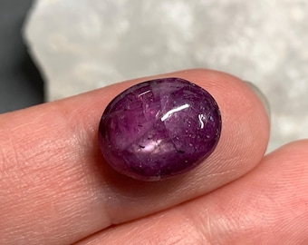 Discounted Ruby cabochon 12-13mm long