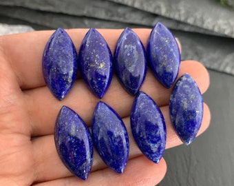 Lapis Lazuli Marquise 12x25mm Cabochon