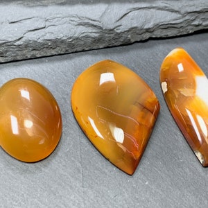 Carnelian cabochon Natural carnelian image 2