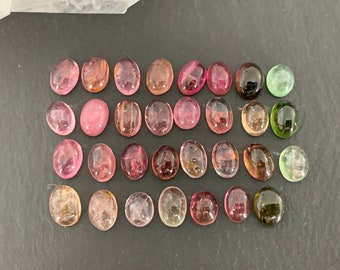 Tourmaline oval 6-7mm long cabochon/ select your cabochon/W383 *