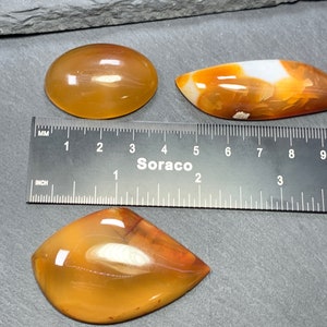 Carnelian cabochon Natural carnelian image 6