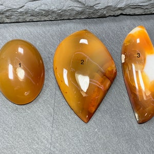 Carnelian cabochon Natural carnelian image 1