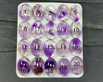 Amethyst Oval 13x18mm cabochon | Calibrated Cabochons